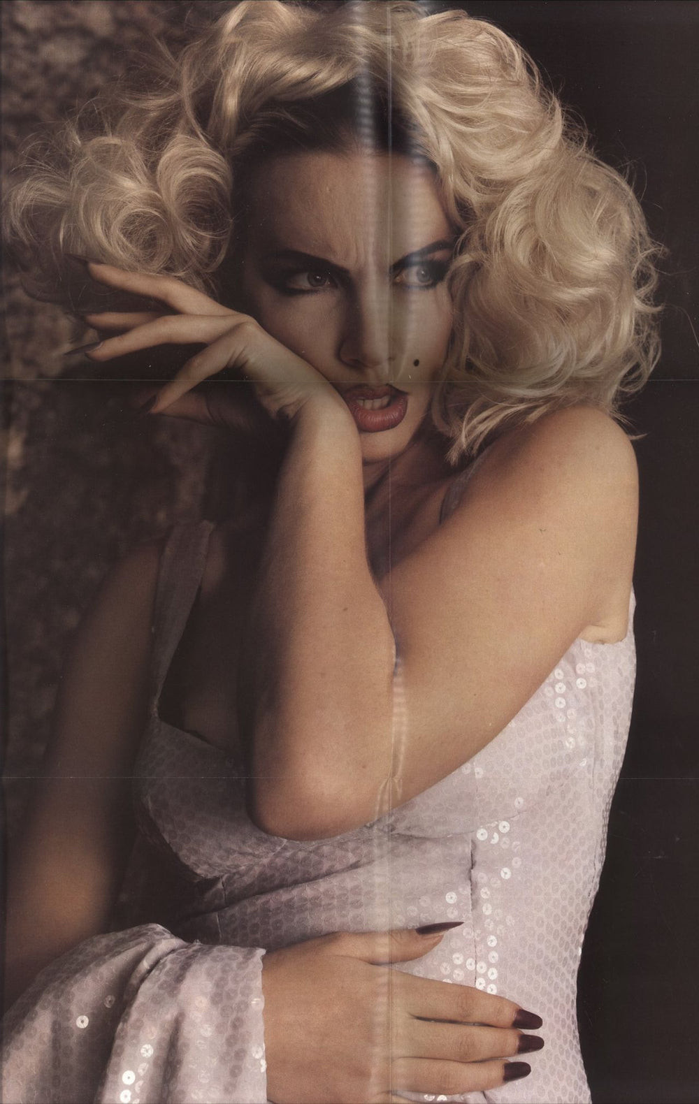 Eurythmics Savage + Poster - Hype-sticker German vinyl LP album (LP record)