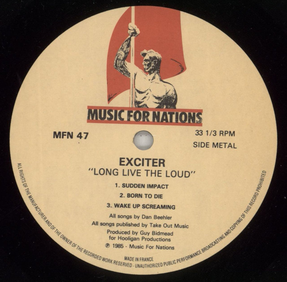 Exciter Long Live The Loud UK vinyl LP album (LP record) EX0LPLO465961