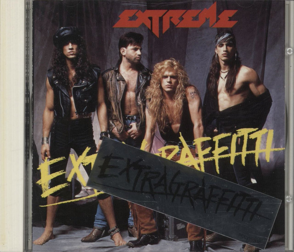 Extreme Extragraffitti + sticker Japanese CD album (CDLP) PCCY-10155