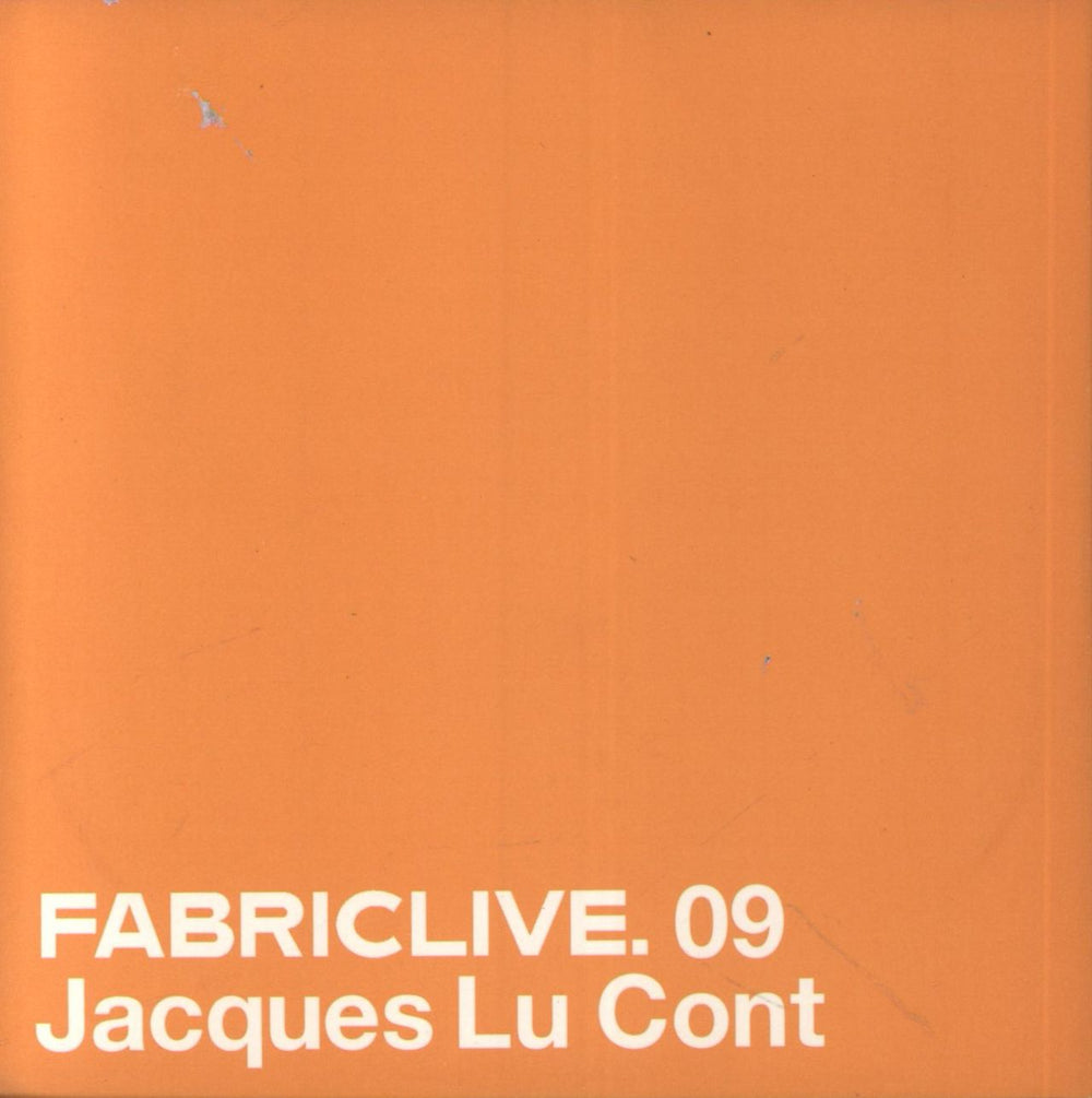 Fabric Jacques Lu Cont UK Promo CD album (CDLP) FABRIC18P