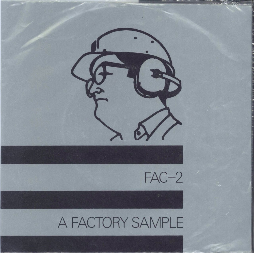 Factory A Factory Sample + 4 Stickers UK 7" vinyl single (7 inch record / 45) FAC-2