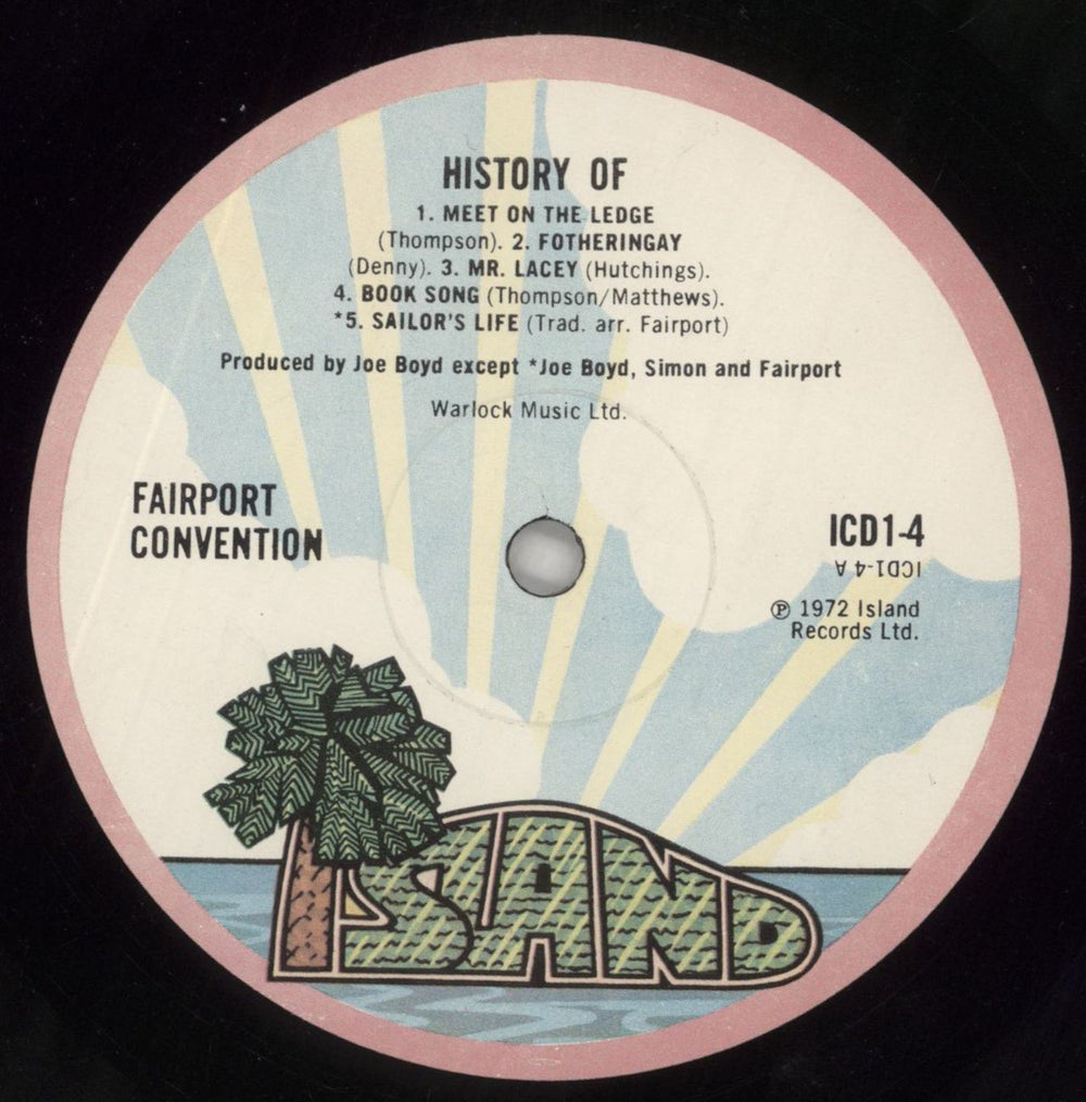 Fairport Convention The History Of Fairport Convention - 1st UK 2-LP vinyl record set (Double LP Album) F-C2LTH596149