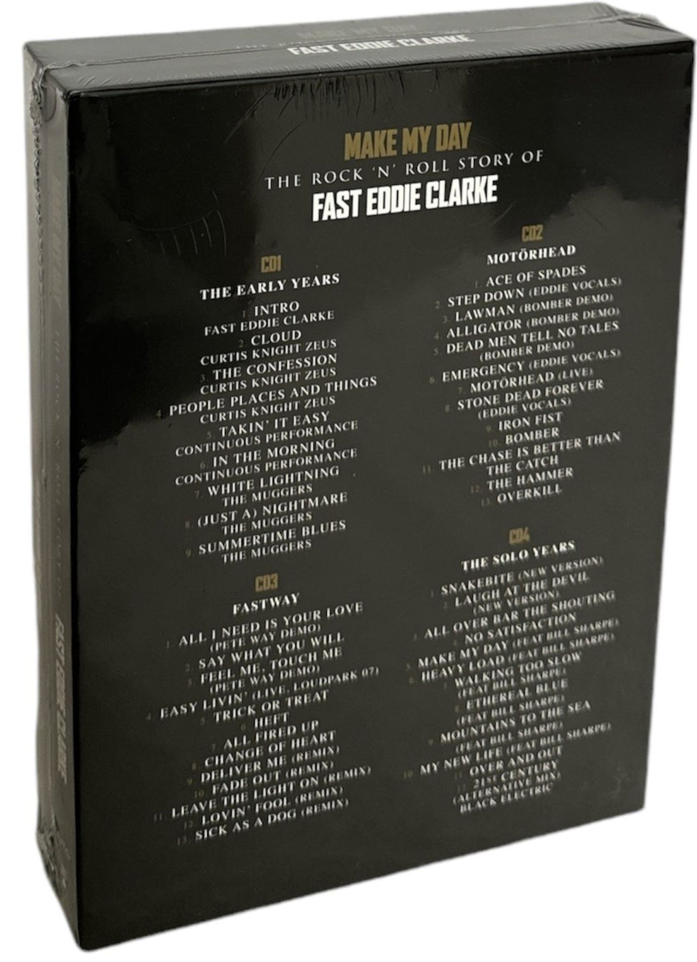 Fast Eddie Clarke Make My Day – The Rock N’ Roll Story Of Fast Eddie Clarke - Sealed UK CD Album Box Set 4099964027068