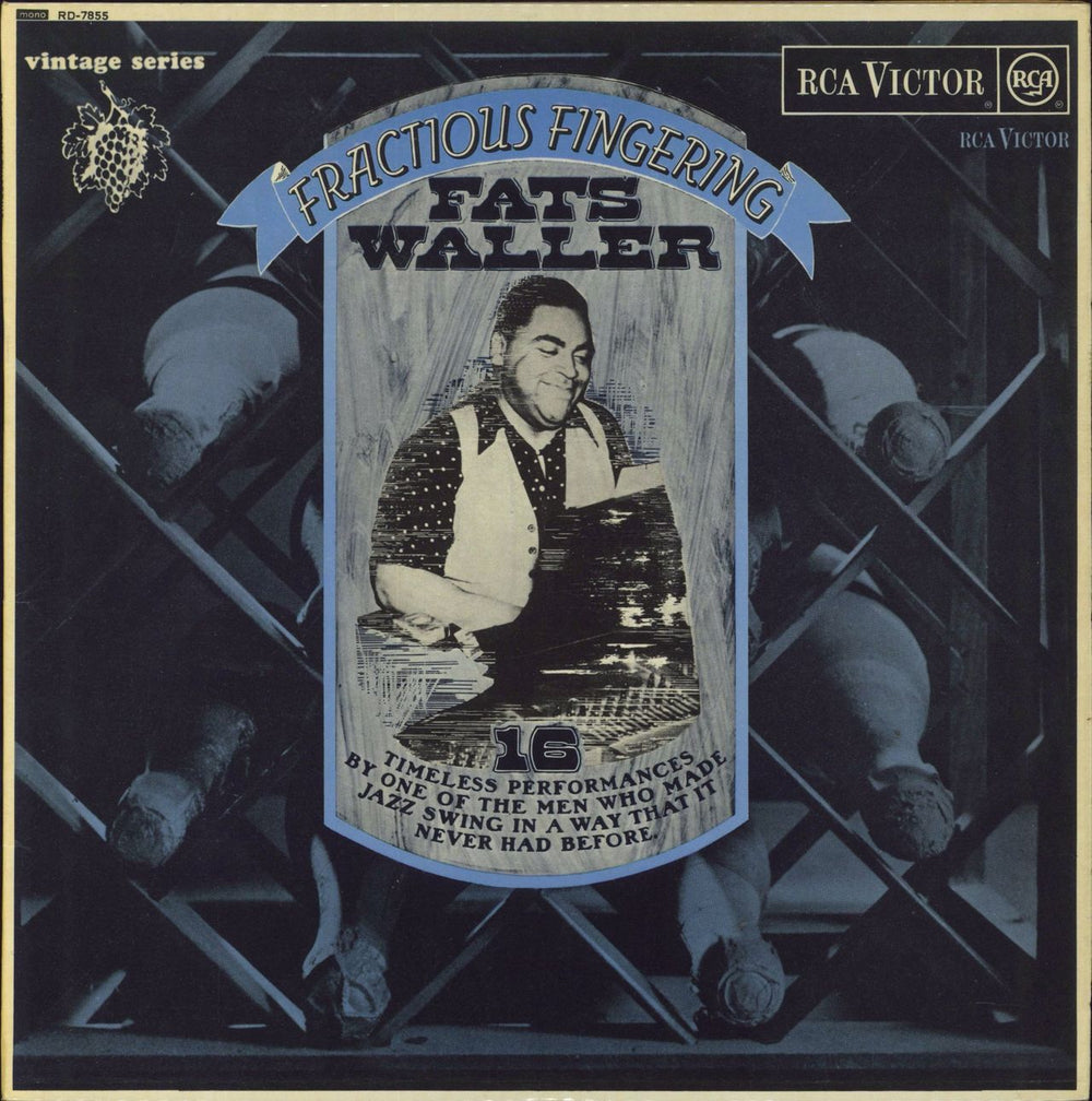 Fats Waller Fractious Fingering UK vinyl LP album (LP record) RD-7855