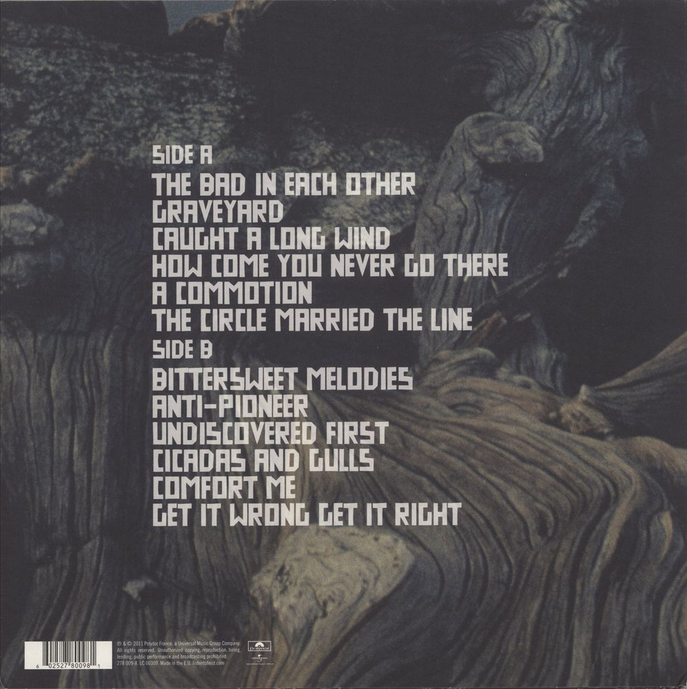 Feist Metals - 180gm UK vinyl LP album (LP record) 602527800981