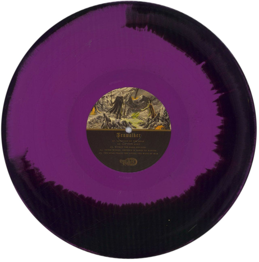 Fen Walker Fare Thee Well Battle Winds - Black & Purple Swirl Vinyl UK vinyl LP album (LP record) 7XOLPFA843654