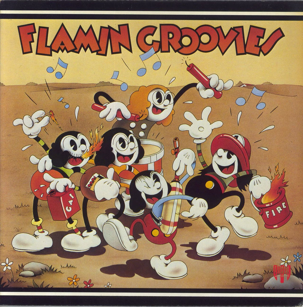 Flamin' Groovies Supersnazz UK vinyl LP album (LP record) ED173