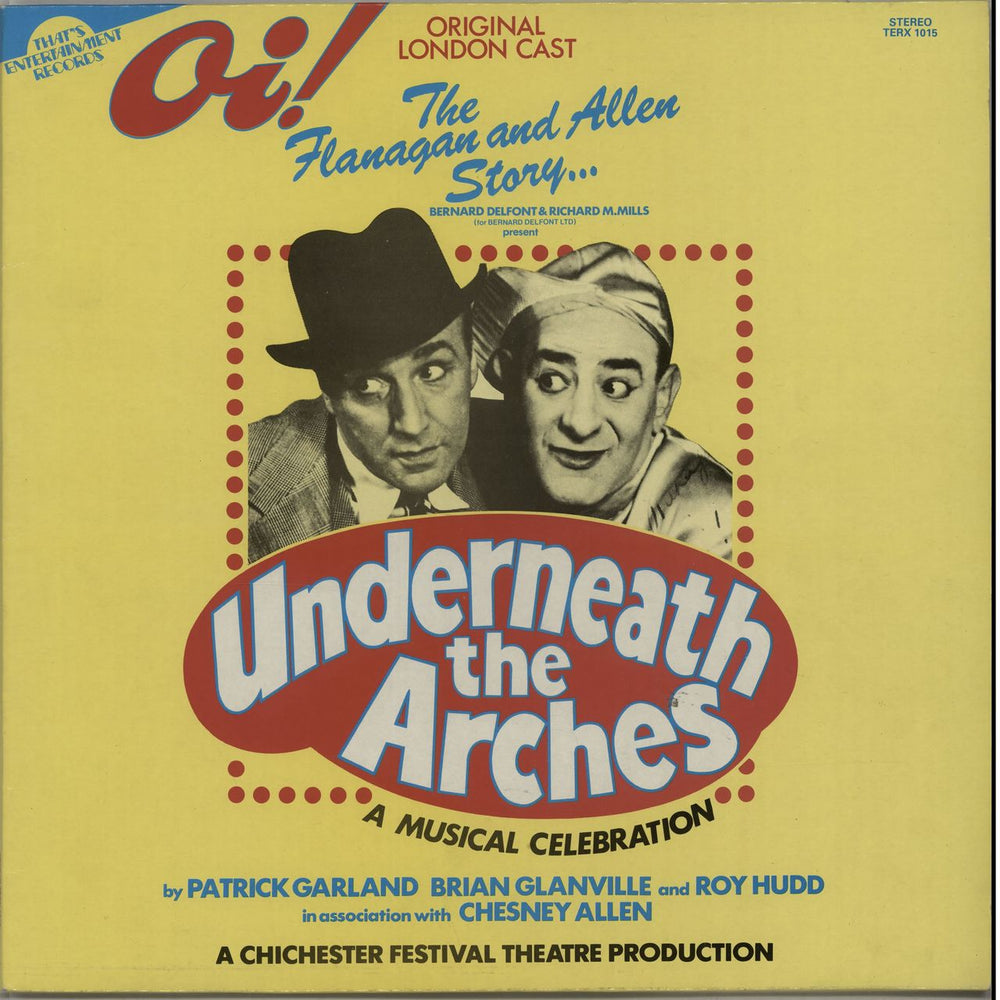 Flanagan & Allen Underneath The Arches - The Flanagan & Allen Story UK vinyl LP album (LP record) TERX1015