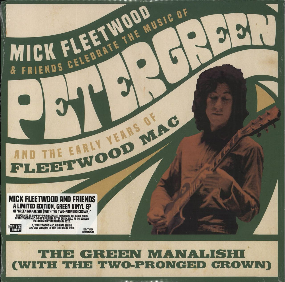 Fleetwood Mac The Green Manalishi - RSD 2020 - Green Vinyl UK 12" vinyl single (12 inch record / Maxi-single) BMGCAT454EP