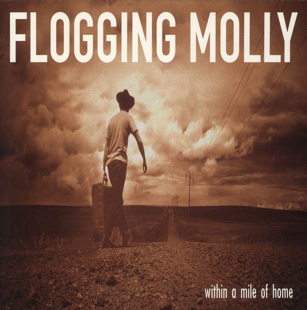 Flogging Molly Within A Mile Of Home US vinyl LP album (LP record) SD1326-1