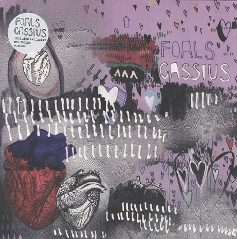 Foals Cassius - Clear Vinyl UK 7" vinyl single (7 inch record / 45) TRANS069X