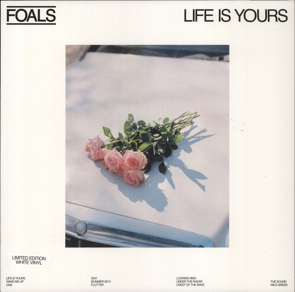 Foals Life Is Yours - White Vinyl UK vinyl LP album (LP record) 0190296403828