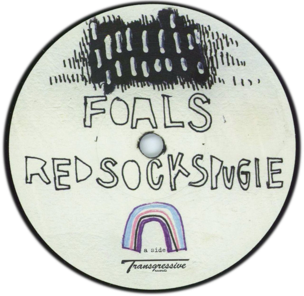 Foals Red Socks Pugie UK 7" vinyl single (7 inch record / 45) FOA07RE435245