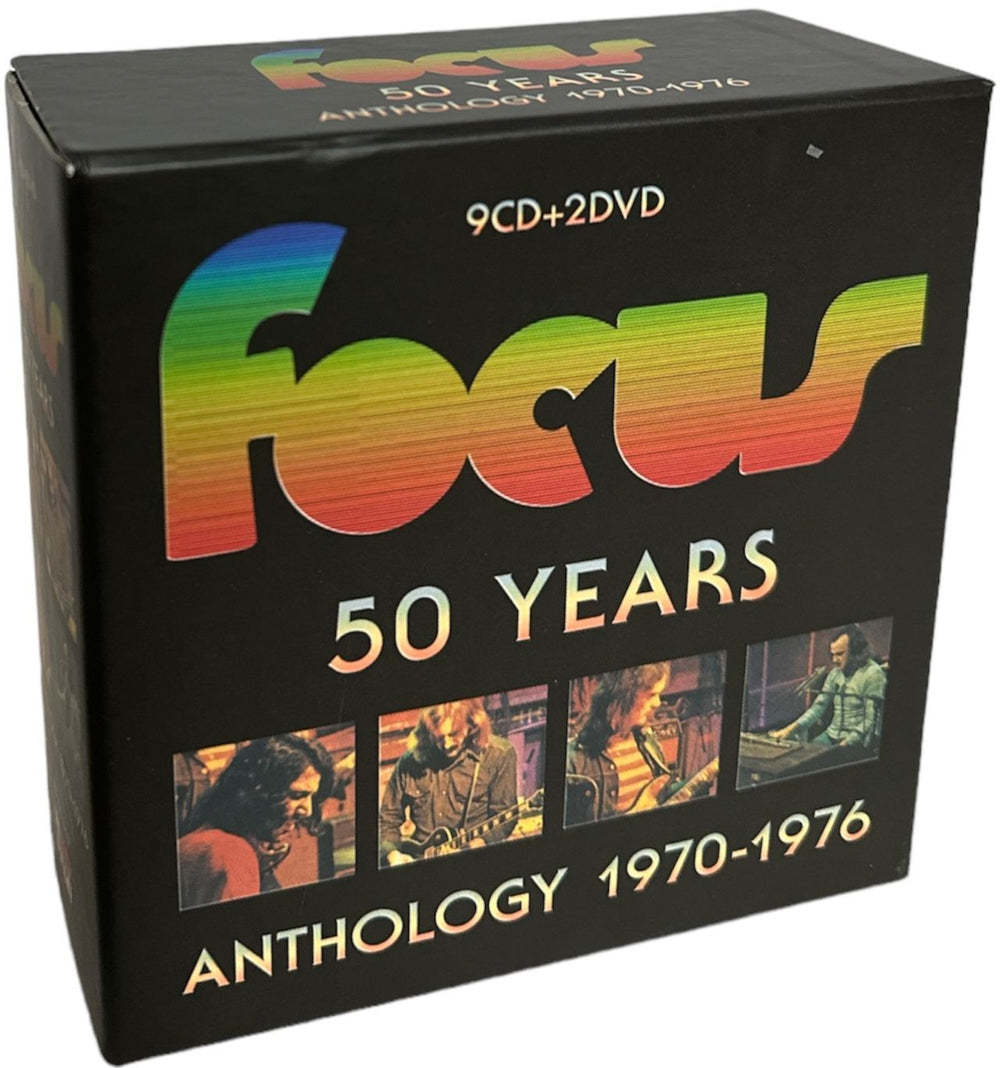 Focus 50 Years Anthology 1970-1976 [9CD/2DVD] UK CD Album Box Set RB66.317