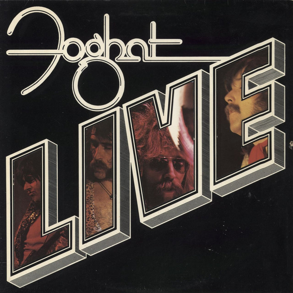 Foghat Live - EX UK vinyl LP album (LP record) K55518