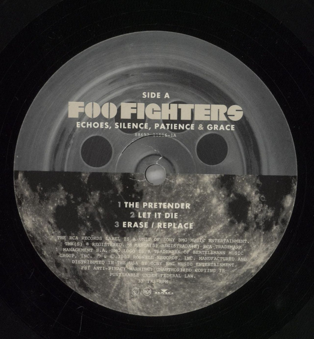 Foo Fighters Echoes, Silence, Patience & Grace - Ex US 2-LP vinyl record set (Double LP Album) FOO2LEC862365
