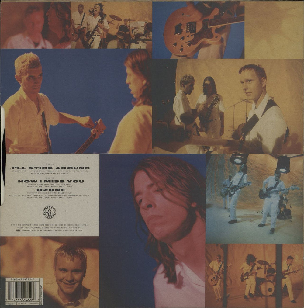 Foo Fighters I'll Stick Around UK 12" vinyl single (12 inch record / Maxi-single) 724388238267