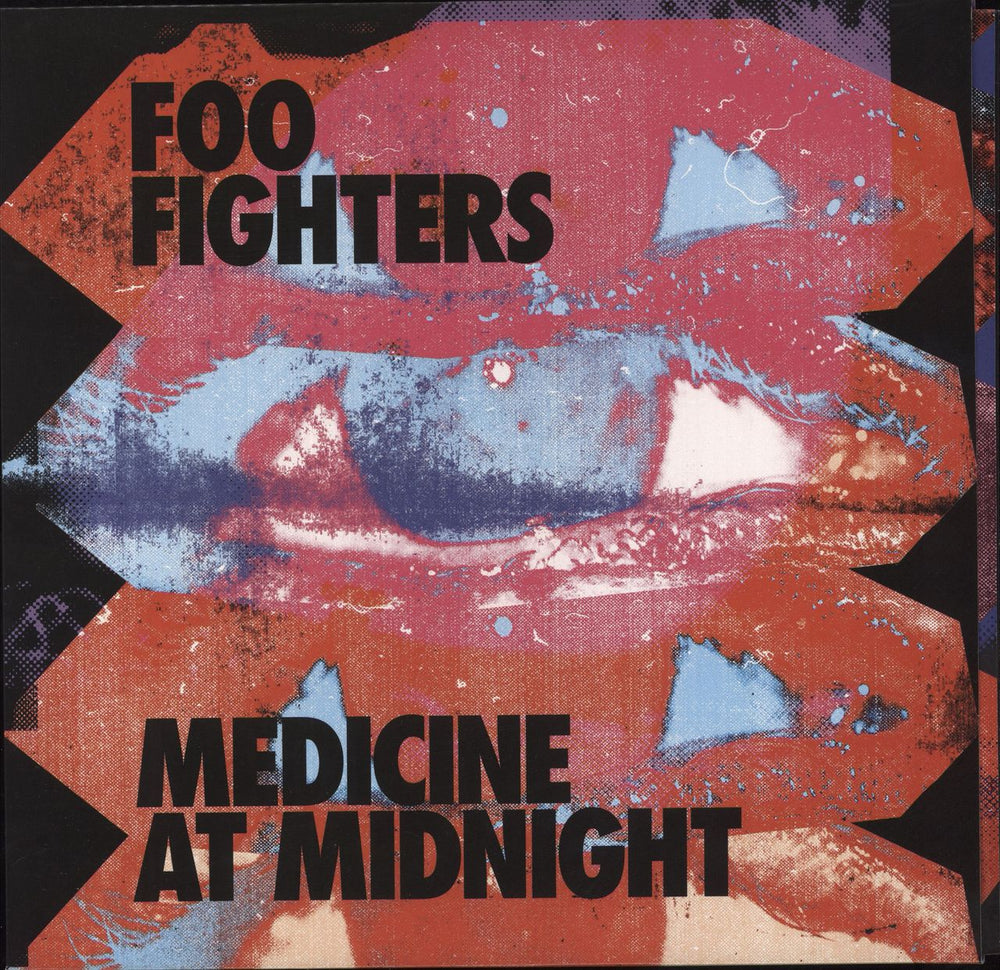 Foo Fighters Medicine At Midnight - Blue Vinyl UK vinyl LP album (LP record) 19439-78838-1