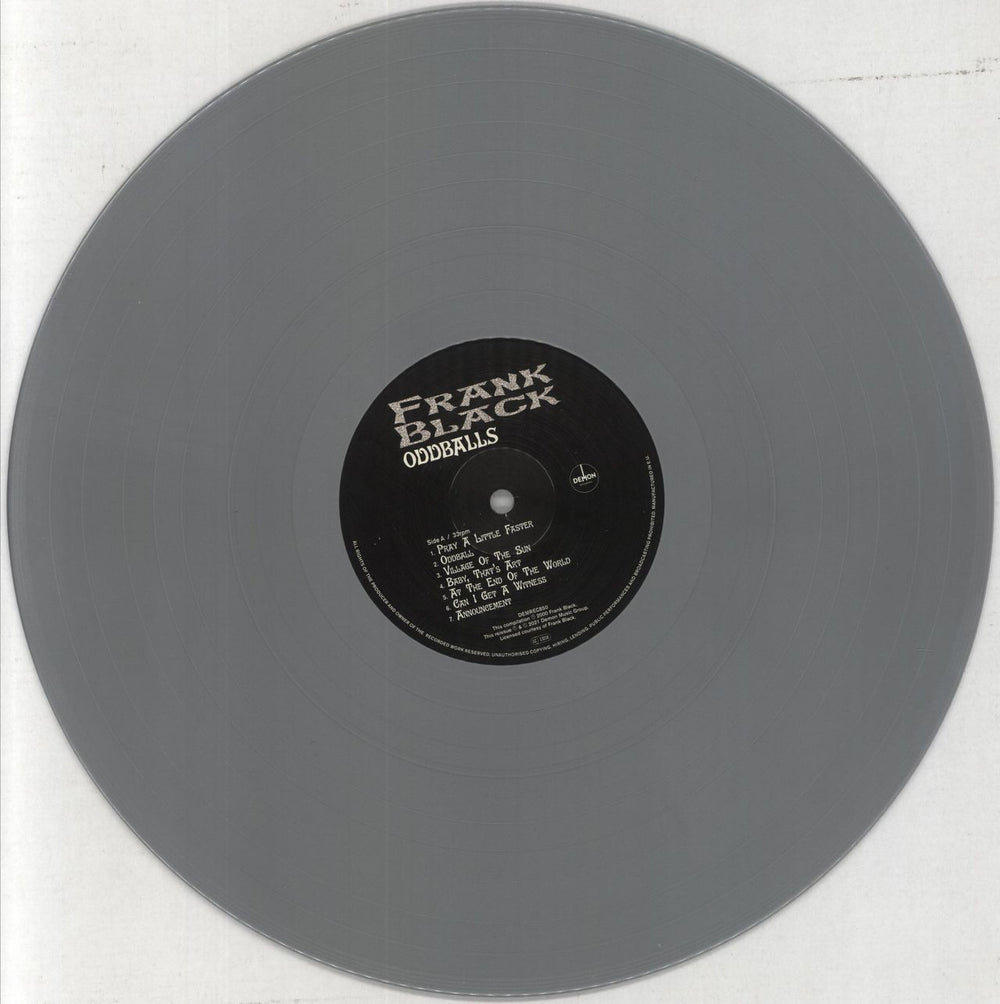 Frank Black Oddballs - Silver Vinyl US vinyl LP album (LP record) FBKLPOD858705