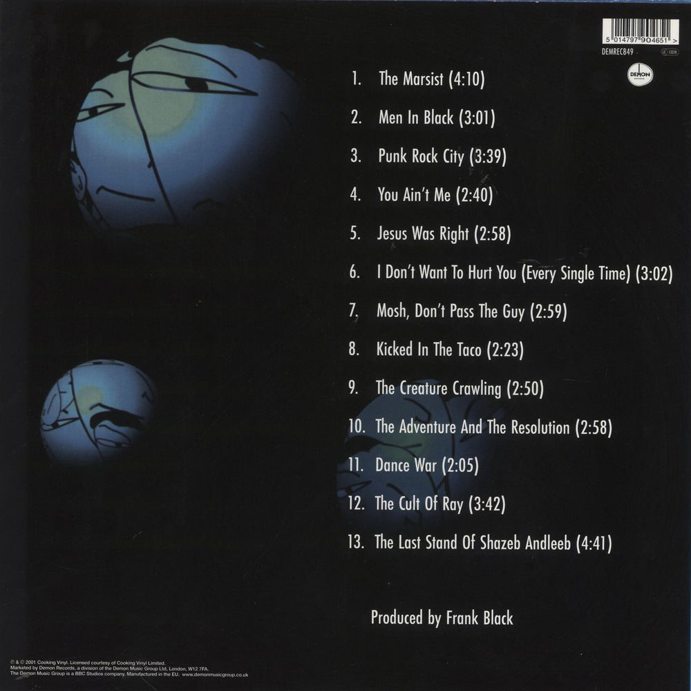 Frank Black The Cult Of Ray - Blue Vinyl UK vinyl LP album (LP record) 5014797904651