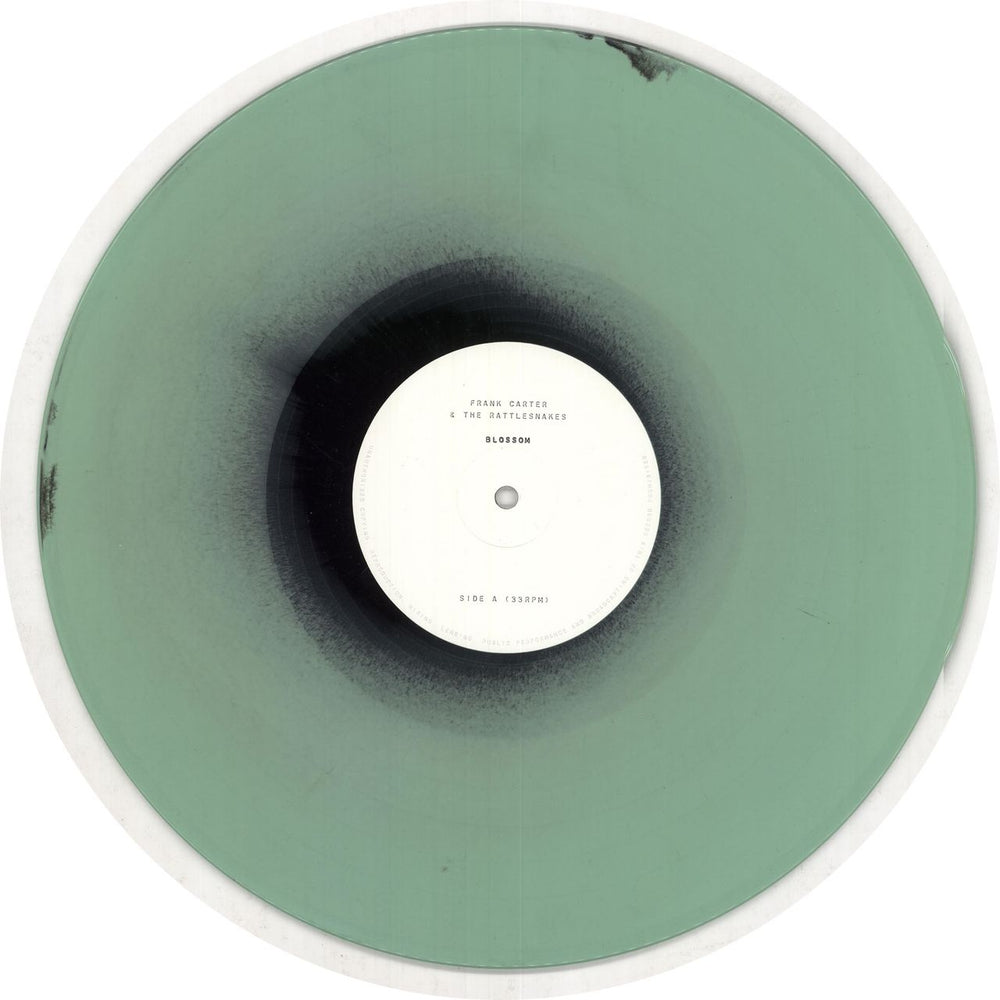 Frank Carter & The Rattlesnakes Blossom - Green & Black Vinyl UK vinyl LP album (LP record) 04CLPBL740199