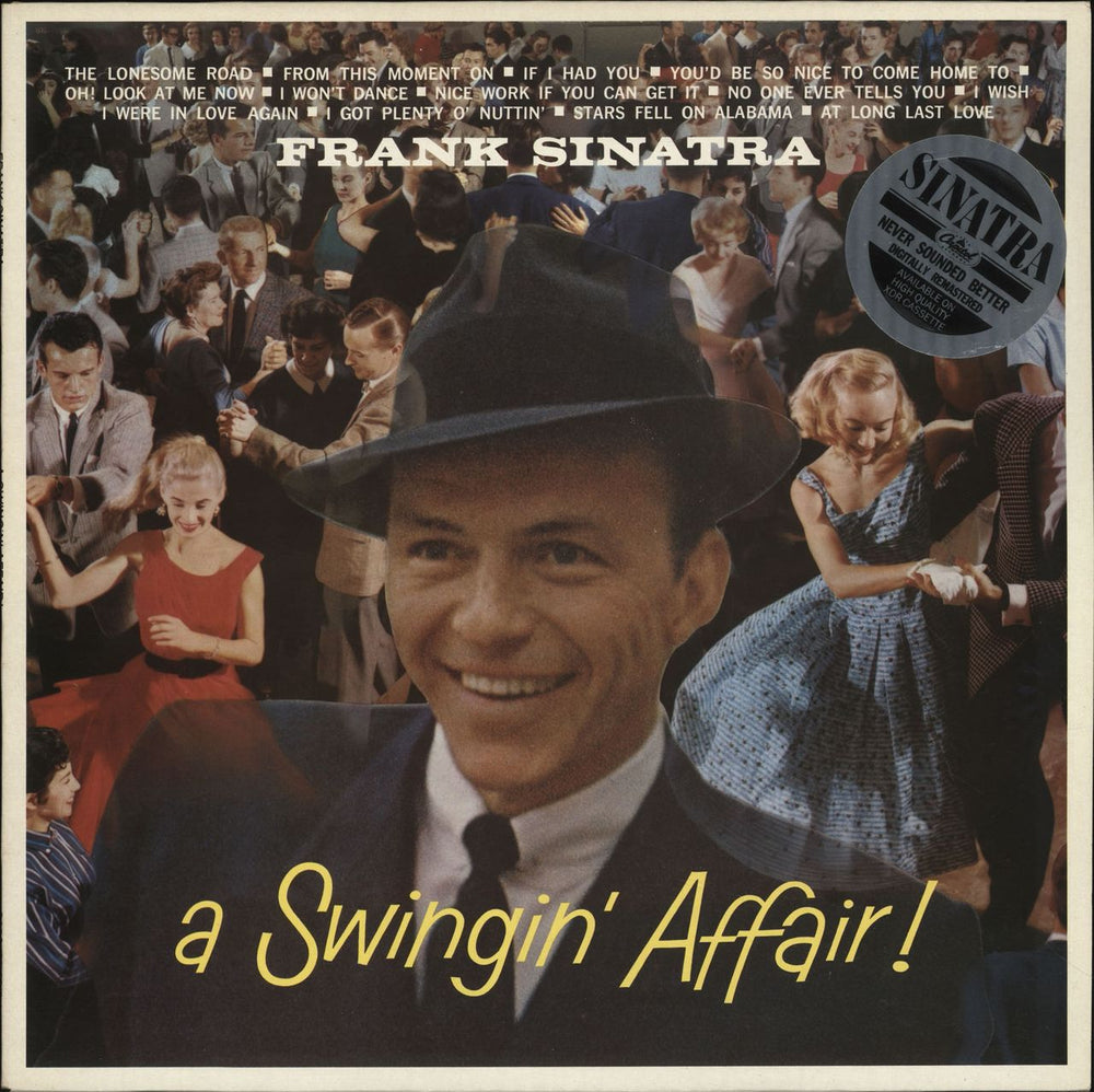 Frank Sinatra A Swingin' Affair - stickered p/s UK vinyl LP album (LP record) CAPS26-0017-1