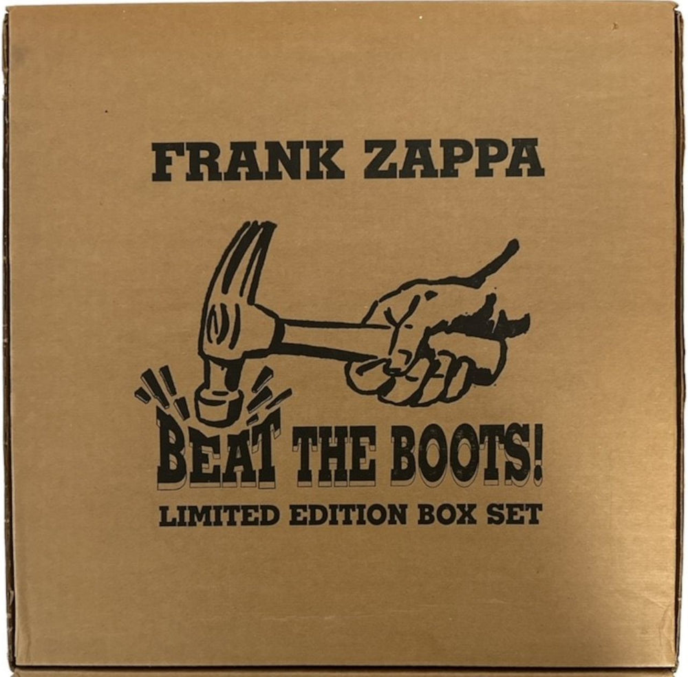 Frank Zappa Beat The Boots + Badge & T-Shirt US Vinyl Box Set R-70907