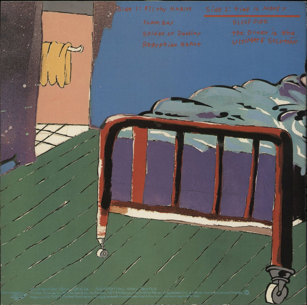 Frank Zappa Sleep Dirt US vinyl LP album (LP record)