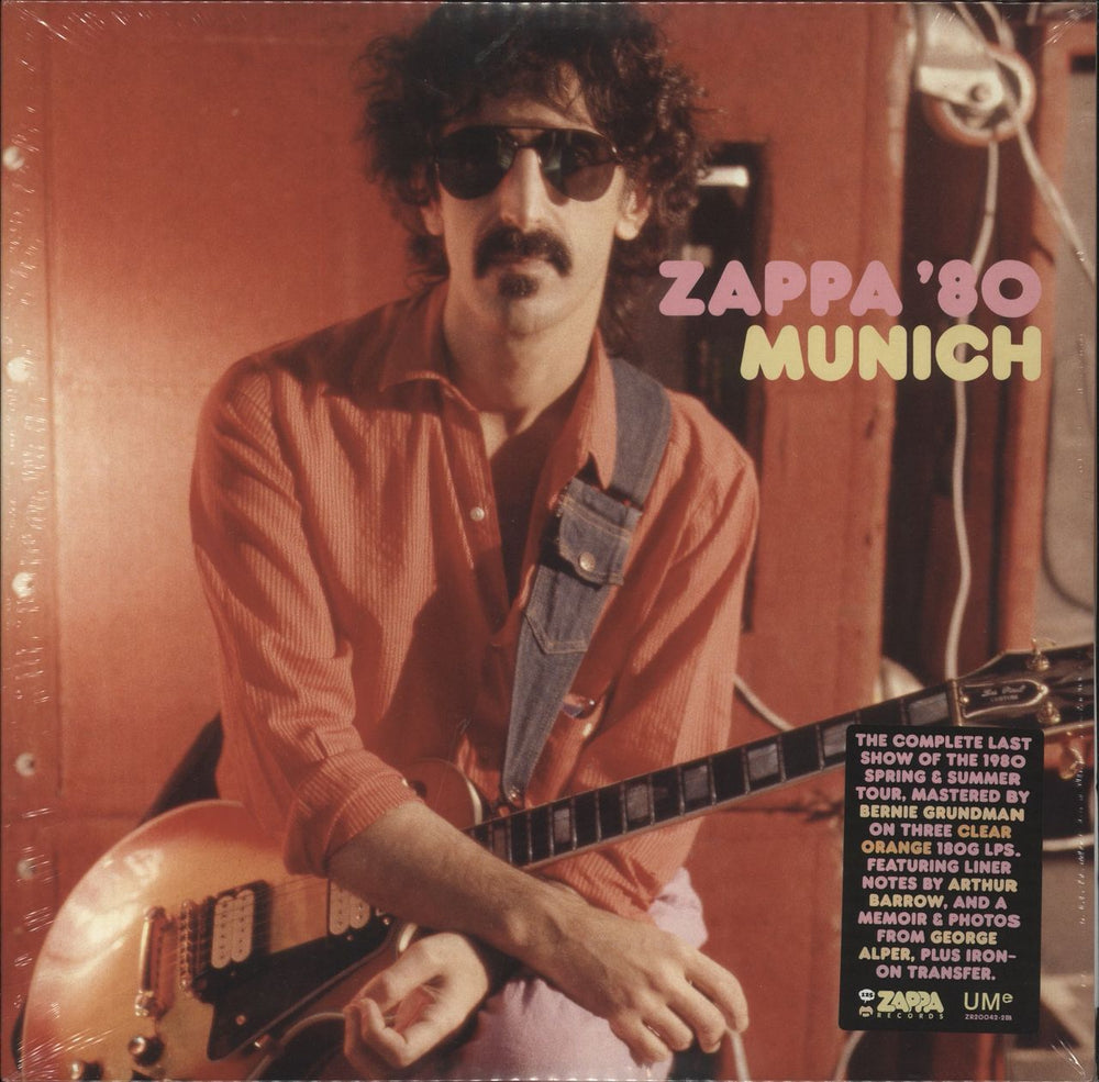 Frank Zappa Zappa '80 Munich - 180 Gram Orange Vinyl - Sealed UK 3-LP vinyl record set (Triple LP Album) ZR20042-2B