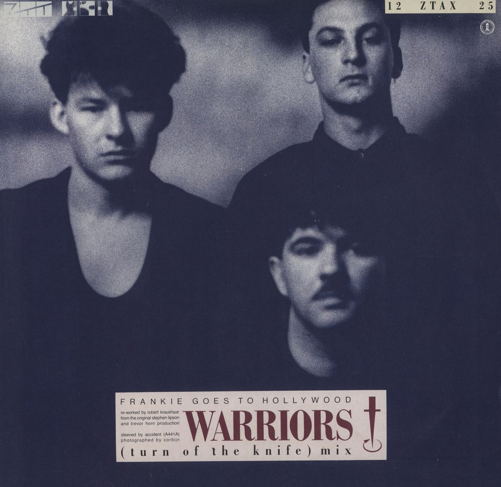 Frankie Goes To Hollywood Warriors (Turn Of The Knife Mix) UK 12" vinyl single (12 inch record / Maxi-single)