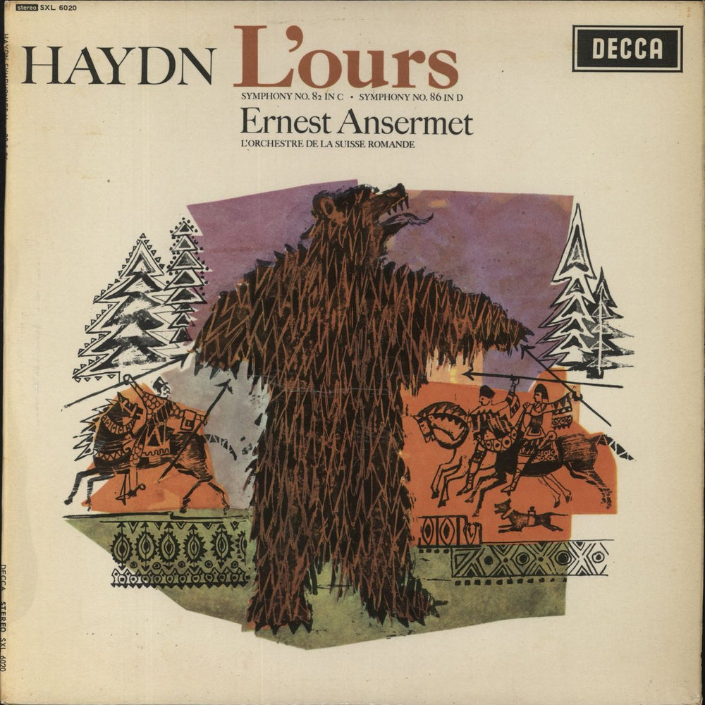 Franz Joseph Haydn L'ours UK vinyl LP album (LP record) SXL6021