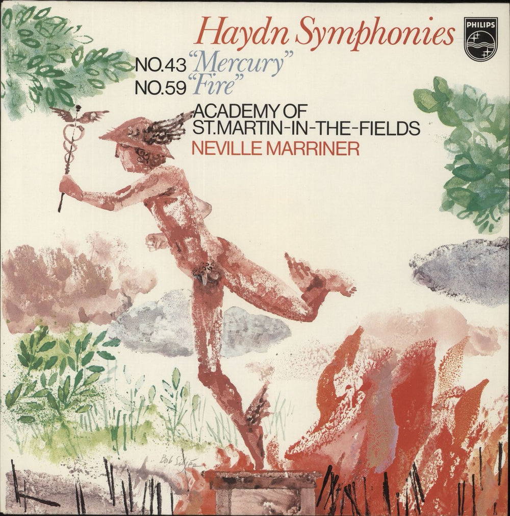 Franz Joseph Haydn Symphonies - No. 43 "Mercury" - No. 59 "Fire" Dutch vinyl LP album (LP record) 9500159