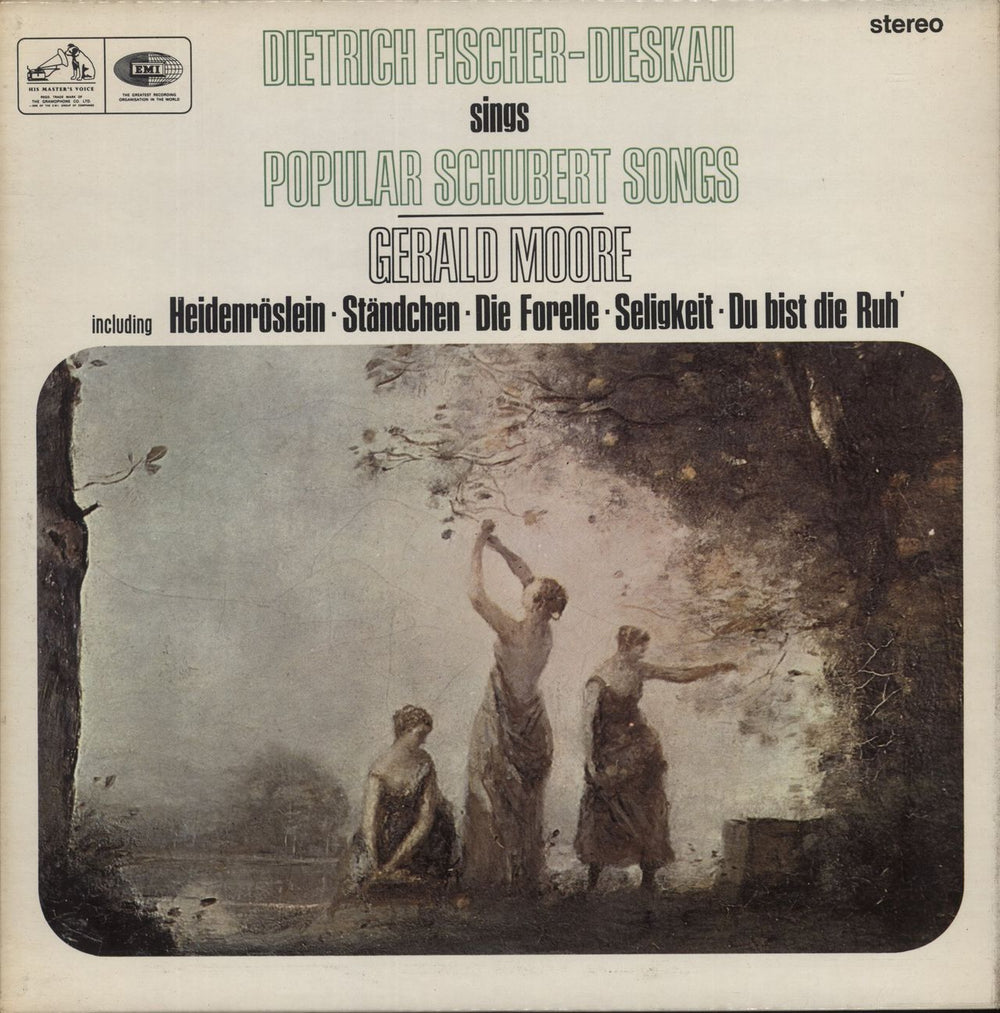 Franz Schubert Dietrich Fischer-Dieskau Sings Popular Schubert Songs UK vinyl LP album (LP record) ASD2263