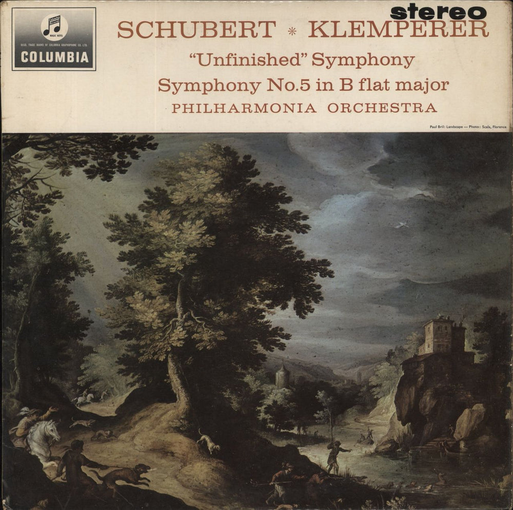 Franz Schubert Schubert: "Unfinished" Symphony; Symphony No. 5 In B Flat Major UK vinyl LP album (LP record) SAX2514