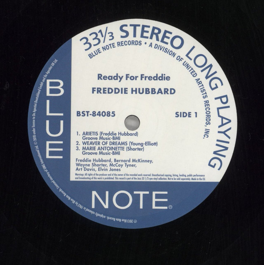 Freddie Hubbard Ready For Freddie - 180gm Vinyl UK vinyl LP album (LP record) FBHLPRE861856