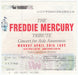 Freddie Mercury The Freddie Mercury Tribute Concert + Ticket Stub & Banner UK tour programme