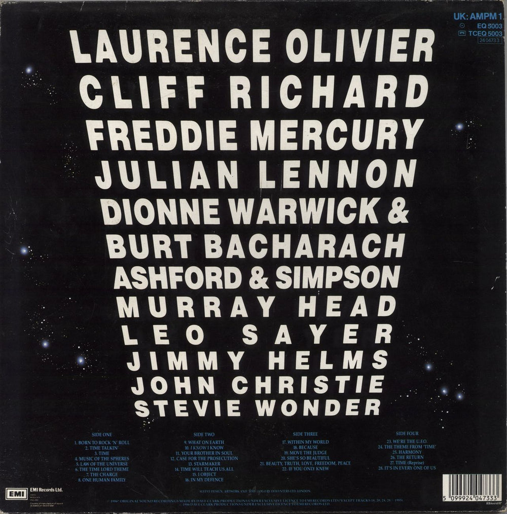 Freddie Mercury Time + Booklet - EX UK 2-LP vinyl record set (Double LP Album) 5099924047333