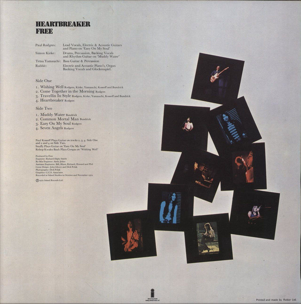 Free Heartbreaker - 1st + Inner UK vinyl LP album (LP record)