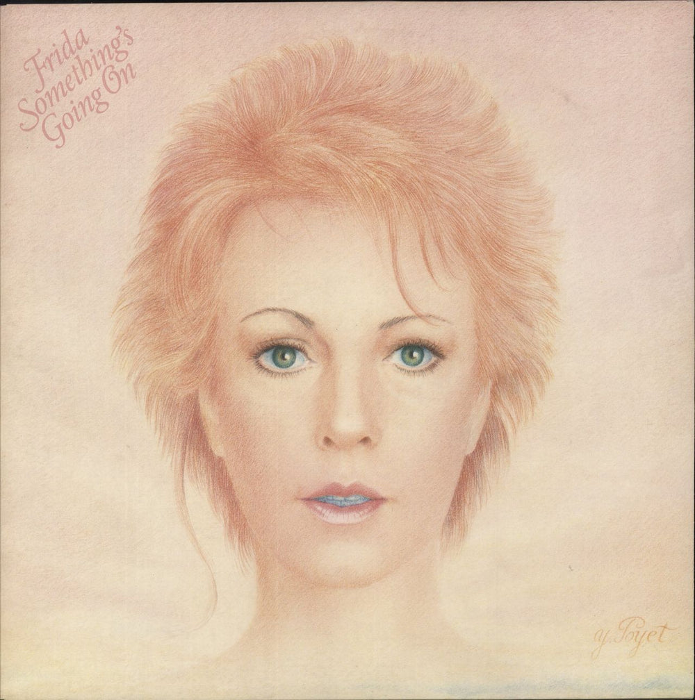 Frida Something's Going On UK vinyl LP album (LP record) EPC85966