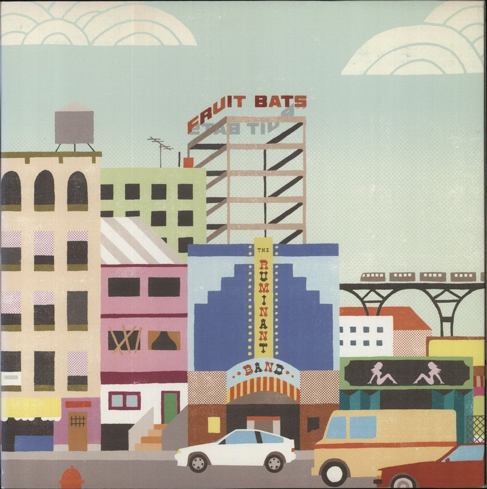 Fruit Bats [90s] The Ruminant Band US vinyl LP album (LP record) SP830