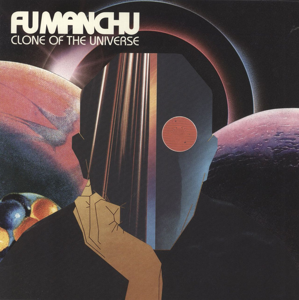 Fu Manchu Clone Of The Universe - Black / Blue Swirl Vinyl UK vinyl LP album (LP record) ATD014