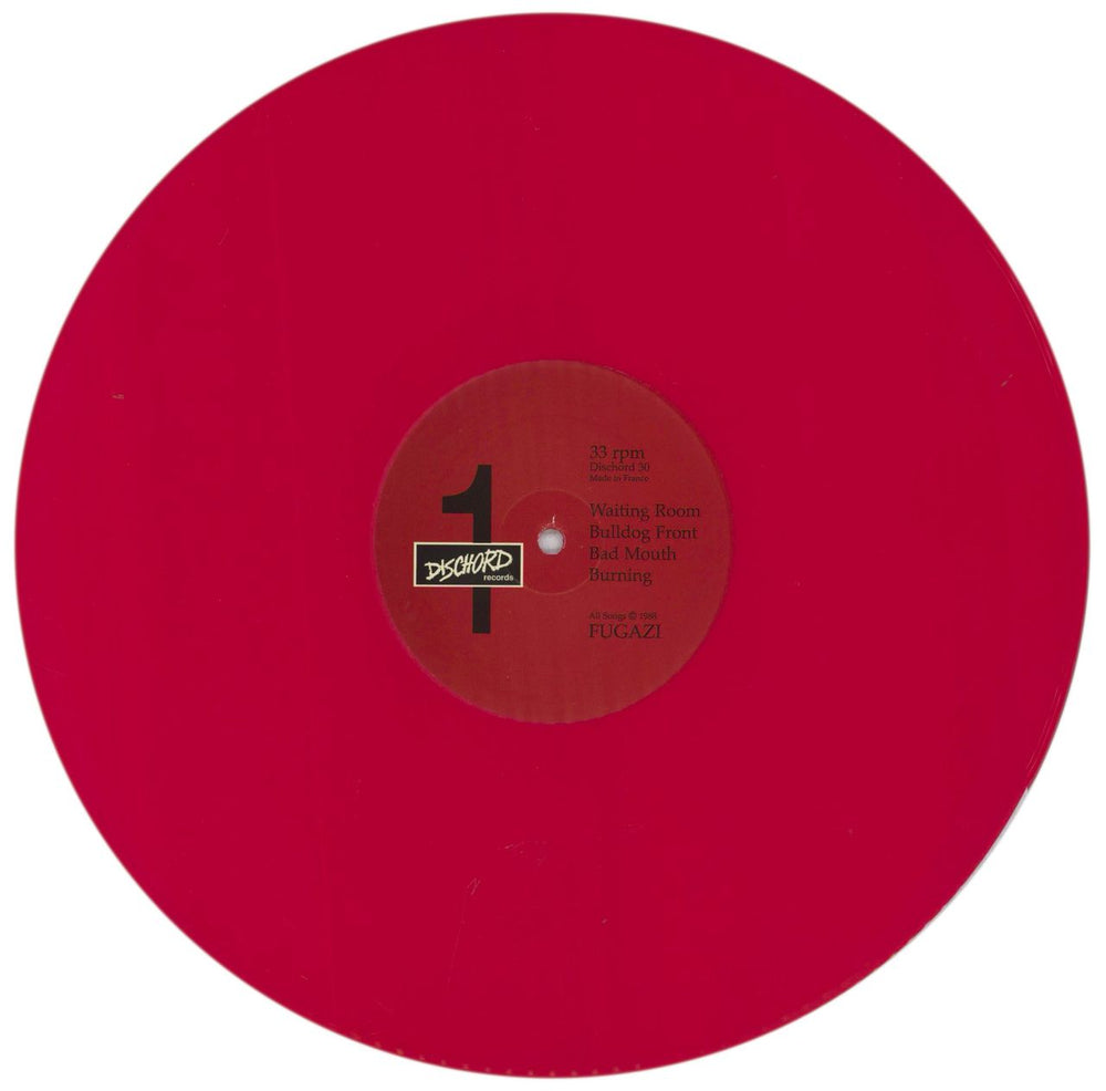 Fugazi Fugazi - Red Vinyl US 12" vinyl single (12 inch record / Maxi-single) FUA12FU842369