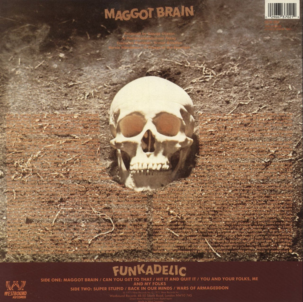 Funkadelic Maggot Brain French vinyl LP album (LP record) 029667370219
