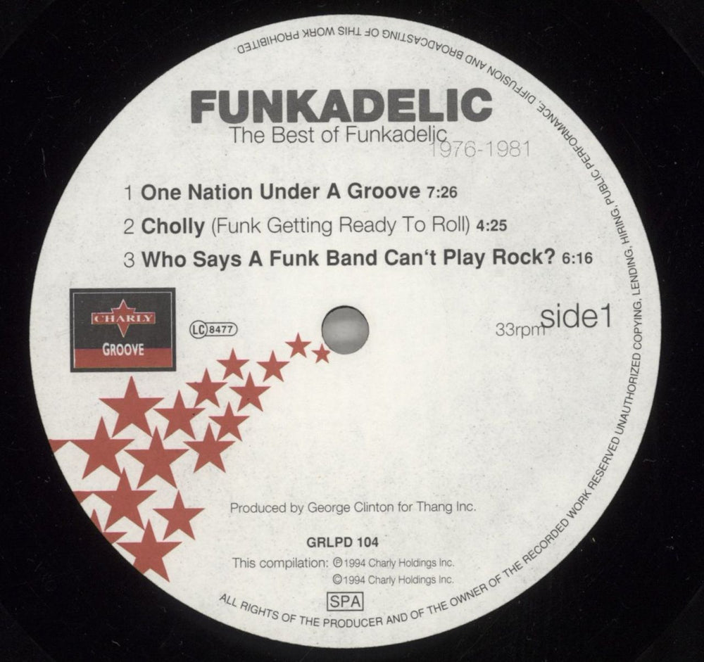 Funkadelic The Best Of Funkadelic 1976-1981 US 2-LP vinyl record set (Double LP Album) FNK2LTH877810