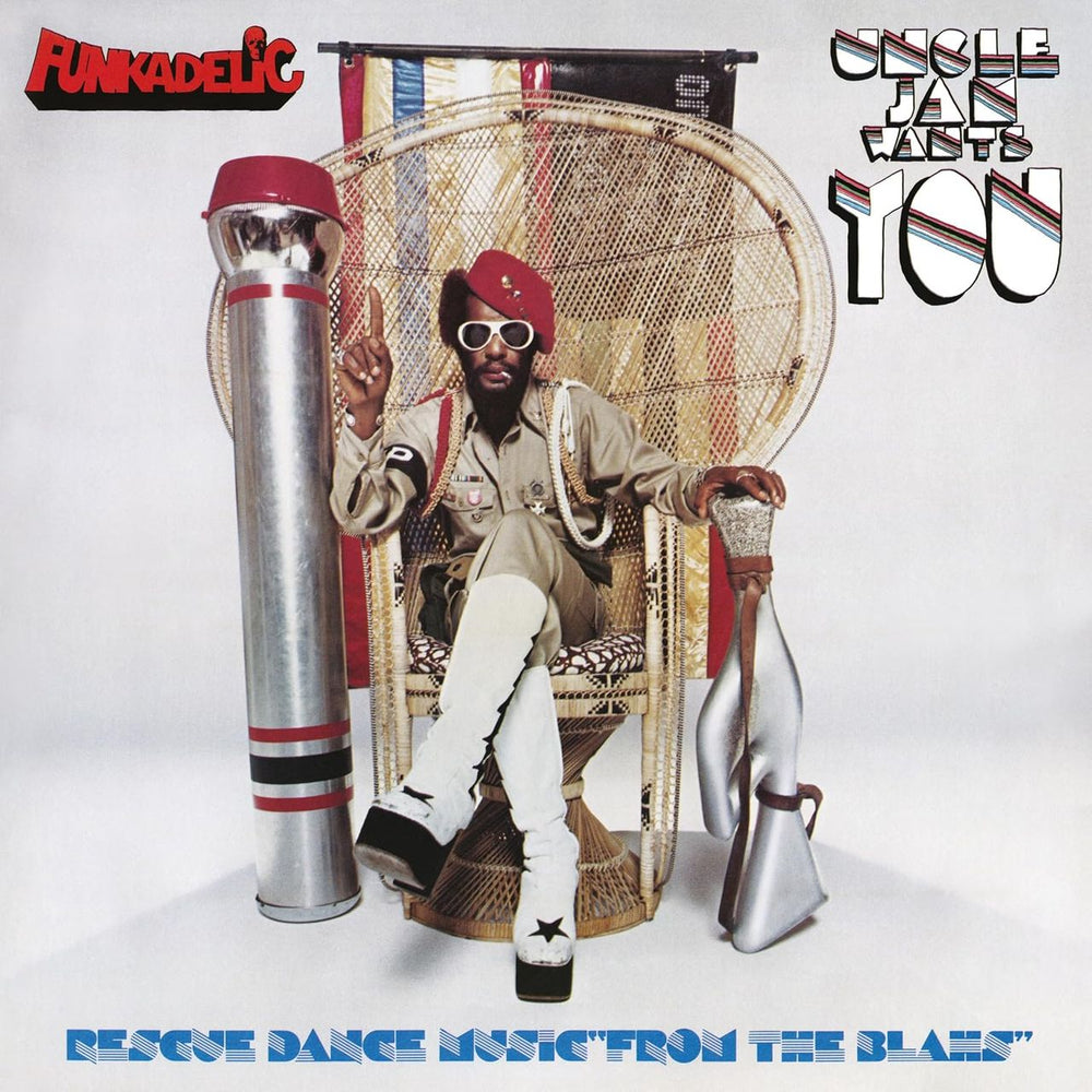 Funkadelic Uncle Jam Wants You - Silver Vinyl UK vinyl LP album (LP record) FNKLPUN868165