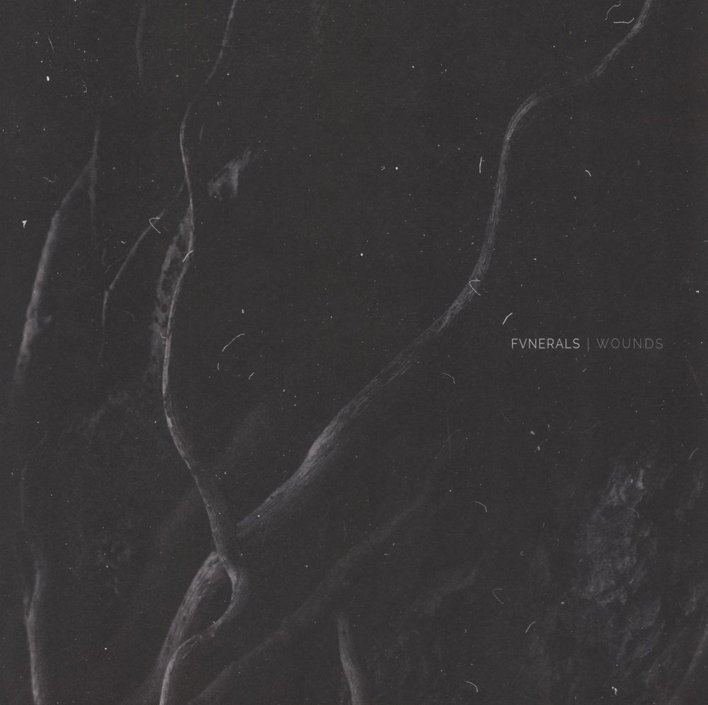 Fvnerals Wounds - Milky Clear with Black Haze Vinyl US vinyl LP album (LP record) GOLDEN 039