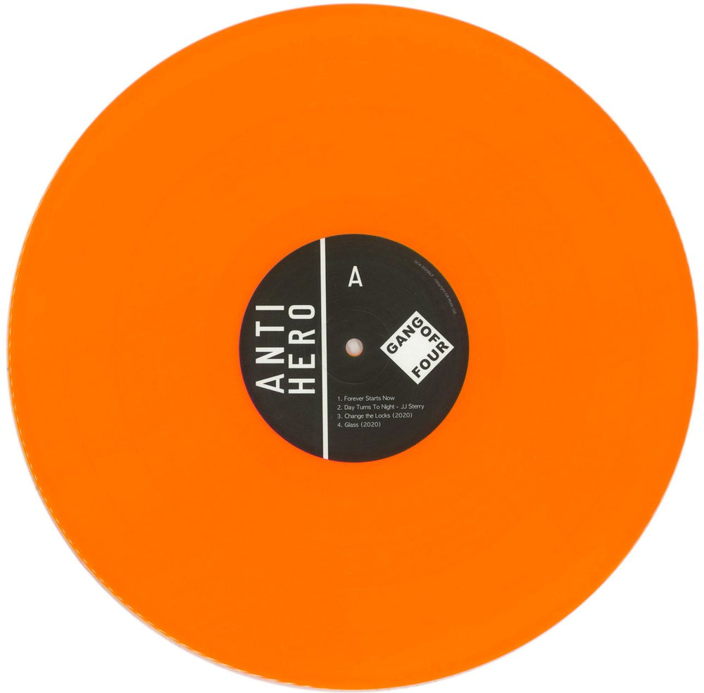 Gang Of Four Anti Hero / This Heaven Gives Me Migraine - Orange Vinyl UK vinyl LP album (LP record) GGOLPAN871040
