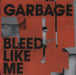 Garbage Bleed Like Me: Deluxe Edition - Red Vinyl UK 2-LP vinyl record set (Double LP Album) BMGCAT880DLPC