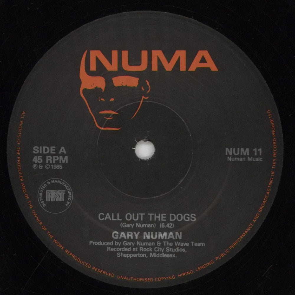 Gary Numan Call Out The Dogs UK 12" vinyl single (12 inch record / Maxi-single) NUM12CA16493