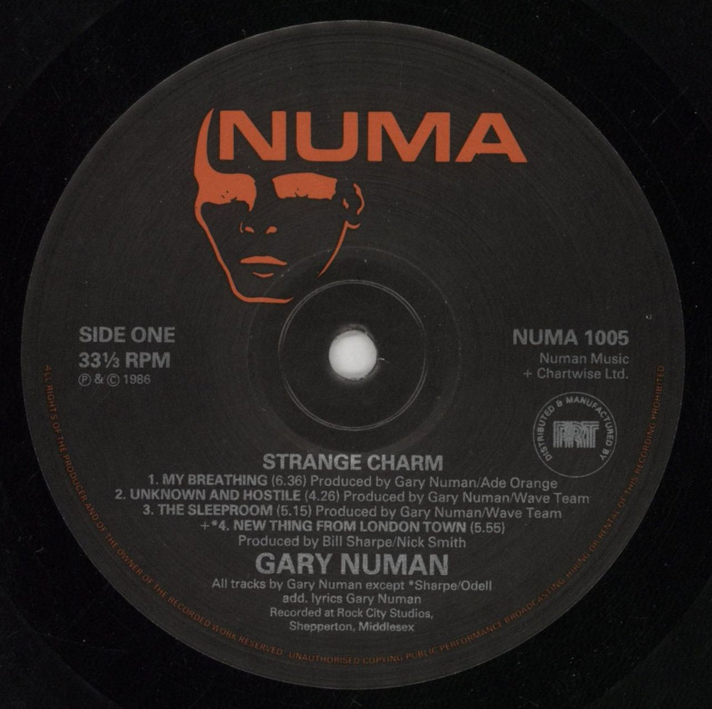 Gary Numan Strange Charm UK vinyl LP album (LP record) NUMLPST377750